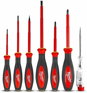 MILWAUKEE Zestaw Wkrętaki Vde Izolowane 1000V 7el - Śrubokręty - miniaturka - grafika 2