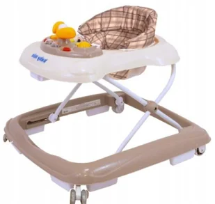 Chodzik kółka silikon Beżowy - Chodziki - miniaturka - grafika 2