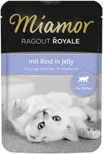 Miamor Ragout Royale Kitten z Wołowiną Saszetka 100g 3141 - Mokra karma dla kotów - miniaturka - grafika 2