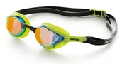 Pływanie - BornToSwim Borntoswim elite mirror swim goggles zielony - miniaturka - grafika 1