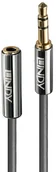 Kable - Lindy 35326 Przedłużacz mini jack 3,5mm stereo Cromo Line 0,5m LY-35326 - miniaturka - grafika 1