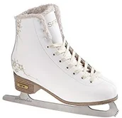 Łyżwy - SFR glitra retro łyżwy z podszewką Biały kobiety, biały SFR013 - miniaturka - grafika 1