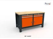 Stoły warsztatowe - Malow Stół narzędziowy ST 14/07 "DWÓJKA" warsztat metalowy na klucz ST14/07 - miniaturka - grafika 1