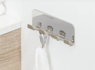 Tiger Colar Wieszak 4-hakowy chrom 13147.3.03.46 - Wieszaki łazienkowe - miniaturka - grafika 2