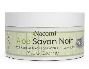 Nacomi Mydło Czarne Savon Noir Aloe 125g - Mydła - miniaturka - grafika 2