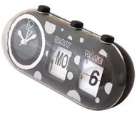 Zegary - Atrix Budzik kapsuła z datownikiem czarny klik_B - miniaturka - grafika 1