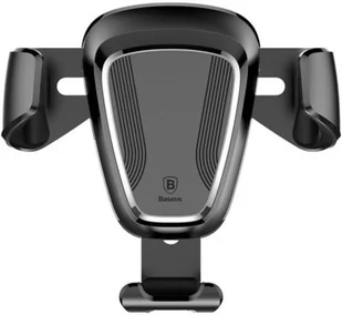 Baseus Uchwyt grawitacyjny do kratki wentylacyjnej SUYL-01 Czarny - Uchwyty samochodowe do telefonów - miniaturka - grafika 5