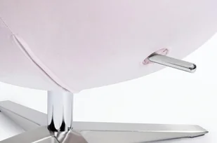 King Home Fotel EGG SZEROKI VELVET jasny róż.30 welur podstawa stal (HE066-AY1908-30.LP) - Fotele - miniaturka - grafika 6