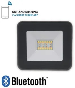 v-tac Projektor LED V-TAC 20W Bluetooth CZARNY Ściemnialny RGB/CW/W/DW IP65 VT-5020 RGB+2700K-6400K 1400lm - Lampy pozostałe - miniaturka - grafika 3