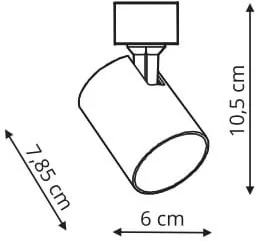 Epistar Light Prestige Snow 1F złoty LP-731/1R GD - Akcesoria do oświetlenia - miniaturka - grafika 2