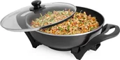 Patelnie - Tristar Wok elektryczny PZ-9130 1500 W 4,5 L czarny 439474 - miniaturka - grafika 1