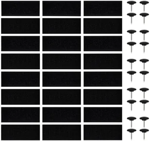 VidaXL Lumarko Moskitiera na drzwi z magnesami, 2 szt., czarna, 220x110 cm! 314688 VidaXL - Moskitiery - miniaturka - grafika 5