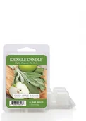 Zapachy do domu - Kringle Candle WOSK ZAPACHOWY CRISP APPLE SAGE 64G - miniaturka - grafika 1