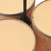 Lampy sufitowe - Menu Hashira żyrandol Cluster, 37cm, naturalny - miniaturka - grafika 1