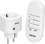 Systemy inteligentnych domów - Gniazdo bezprzewodowe mini sterowane pilotem 1+1, Schuko OR-GB-440(GS) - miniaturka - grafika 1