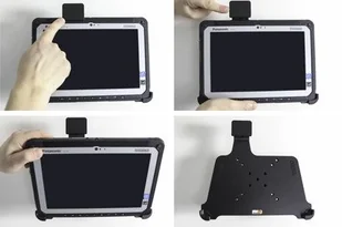 Brodit AB Uchwyt do Panasonic Toughpad FZ-A2 z blokadą sprężynową 741010 - Akcesoria do tabletów i e-booków - miniaturka - grafika 4