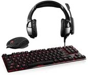 Zestawy myszka + klawiatura - ModeCom Volcano Blade (K-MC-BLADE-BLUE) - miniaturka - grafika 1