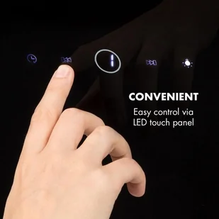 Klarstein Laurel 60 Czarny (CGCH5-Laurel-60) - Okapy kuchenne - miniaturka - grafika 3