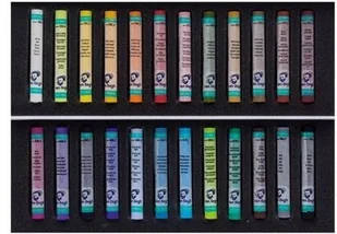 Talens Van Gogh, pastele miękkie, 24 kolory - Kredki, ołówki, pastele i pisaki - miniaturka - grafika 2