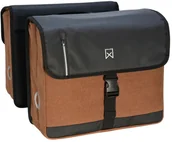 Sakwy rowerowe - shumee Willex Podwójne sakwy rowerowe 40 L czarno brązowe - miniaturka - grafika 1