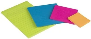 Post-It 3M Bloczek samoprzylepny Super Sticky (4622-SSEU), mix rozmiarów, 4x45 kart., zawieszka, mix kolorów 3M-70005297190 - Etykiety samoprzylepne i bloki etykiet - miniaturka - grafika 2