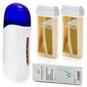 Depilacja - Zestaw Depilacja 2X Wosk Rolka Banan podgrzewacz - miniaturka - grafika 1