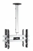 Uchwyty do telewizora - VCM CM 4 Double uchwyt sufitowy do 2, regulacja kąta nachylenia, bar, 42  65 cali, metalowa, srebrna, 74 x 62 x 62 cm CM 4 Double - miniaturka - grafika 1