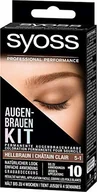 Farby do włosów i szampony koloryzujące - Syoss SYOSS zestaw permanentnych farb do brwi 5-1 jasnobrązowy, naturalny wygląd, 1 opakowanie (1 x 17 ml) - miniaturka - grafika 1