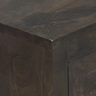 vidaXL Szafka z litego drewna mango, 60 x 30 x 76 cm - Komody - miniaturka - grafika 3