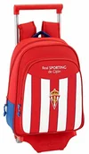 Plecaki - Real Sporting de Gijon Plecak szkolny Real Sporting De Gijon - oficjalny - z wózkiem Safta 611822020 - miniaturka - grafika 1