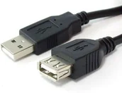 Kable USB - Sharkoon Kabel USB USB 2.0 przedłużacz black1 m - 4044951015405 - miniaturka - grafika 1