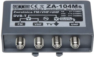 Zwrotnica ZA-104MS - Akcesoria TV-SAT - miniaturka - grafika 3