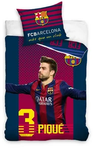 Tip Trade Pościel bawełniana FC Barcelona Pique, 160x200 cm, 70 x 80 cm - Pościel - miniaturka - grafika 2