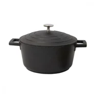 Garnki - Kitchen Craft Master Class 5 L Czarny Garnek Aluminiowy Z Pokrywką - miniaturka - grafika 1