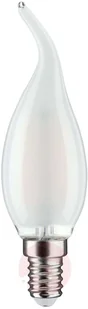 Paulmann Żarówka świeca LED E14 4,8W 2 700 K podmuch satyna - Żarówki LED - miniaturka - grafika 2