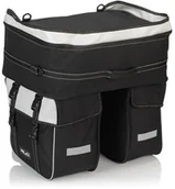 Sakwy rowerowe - XLC XLC Traveller BA-S68 Torba rowerowa 3-komorowa 58l, black/anthracite 2021 Sakwy 2501712040 - miniaturka - grafika 1
