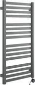 Grzejniki łazienkowe - Excellent Excellent HOROS 96 Grzejnik łazienkowy elektryczny szary metalik GREX.HO96.SET.GR - miniaturka - grafika 1