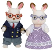 Figurki dla dzieci - Sylvanian Families Babcia i dziadek czekoladowe króliki - miniaturka - grafika 1
