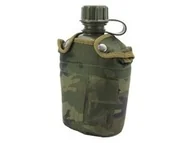 Survival - akcesoria - MFH Manierka w pokrowcu woodland (33213A) 33213A - miniaturka - grafika 1