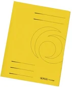 Koszulki na dokumenty - Herlitz uziomów Binder A4 Rec. Intensywne kolory 10er, żółty 11076437 - miniaturka - grafika 1