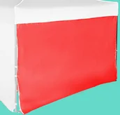 Pawilony ogrodowe - Expodom Ściana boczna 3m, Czerwony - miniaturka - grafika 1