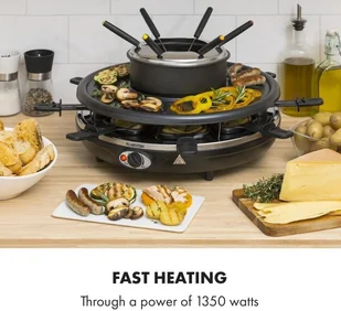 Klarstein GQ6-Fonduelette - Raclette - miniaturka - grafika 5