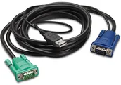 Zasilacze awaryjne UPS - APC Integrated Rack LCD/KVM USB Cable - 6ft (1.8m) AP5821 - miniaturka - grafika 1