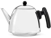 Zaparzacze i kawiarki - Bredemeijer Dzbanek do herbaty o podwójnych ściankach Duet Classic błyszczące czarne okucia ze stali nierdzewnej 1,2 LTR. 1310Z - miniaturka - grafika 1