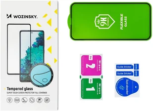 Wozinsky Full Cover Flexi Nano folia szklana szkło hartowane z ramką Xiaomi Redmi Note 10 5G czarny hurtel-73026-0 - Szkła hartowane na telefon - miniaturka - grafika 5