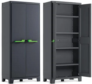 KETER Plastikowa szafa wielofunkcyjna KIS LINEAR high - high high - Pozostałe wyposażenie warsztatu - miniaturka - grafika 6