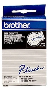 Brother TC293 do PT2000/5000 fol lam biała/Blue 9m - Papier do drukarek - miniaturka - grafika 2
