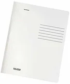 Teczki i skoroszyty - FALKEN Skoroszyt kartonowy Falken Intensivfarben 25 szt. A4 biały z metalową listwą, dokumenty wpinane od góry lub od dołu. Wyprodukowano w Niemczech Certyfikat Błękitny Anioł 11285350 - miniaturka - grafika 1