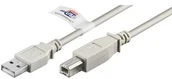 Kable USB - Goobay kabel USB 2.0 (wtyczka A do wtyczki B) 3 m czarny 4040849608322 - miniaturka - grafika 1