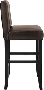 tectake 2 x Hoker stołek krzesło barowe - brązowy 403512 - Taborety i hokery - miniaturka - grafika 4